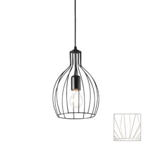 IDEAL LUX Κρεμαστό Φωτιστικό AMPOLLA-2 1xE27 Λευκού Χρώματος - 200880