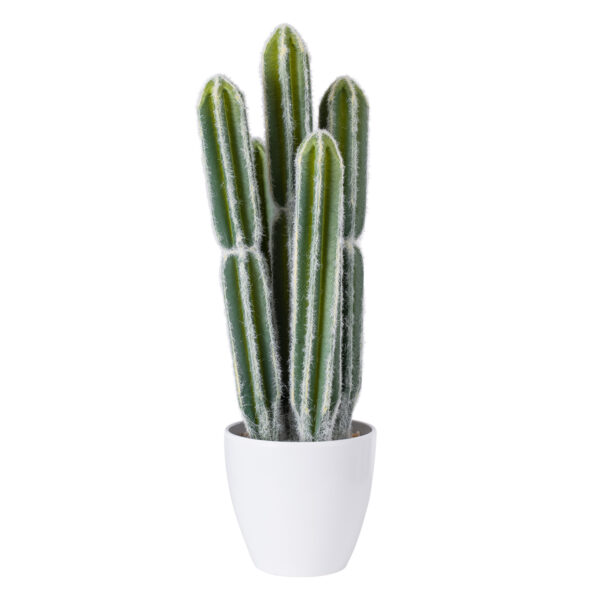 GloboStar® Artificial Garden CEREUS JAMACARU CACTUS 20093 Τεχνητό Διακοσμητικό Φυτό Κάκτος Κηρίος Υ52cm
