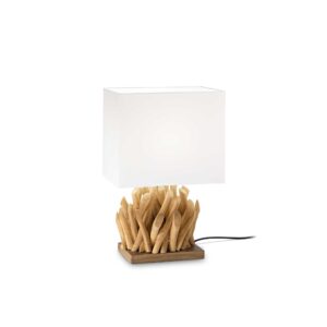 IDEAL LUX Επιτραπέζιο Φωτιστικό SNELL 1xE27 Λευκού Χρώματος - 201382