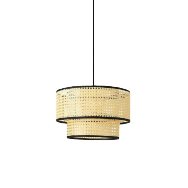 Ceiling light Alexa pakoworld natural-black D30x80cm 202-000116