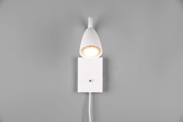 Φωτιστικό Τοίχου Trio Lighting WANDA  1x GU10 Λευκό Ματ Μεταλλικό   - 202670131