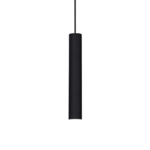 IDEAL LUX Κρεμαστό Φωτιστικό TUBE LED 9W 3000K Μαύρου Χρώματος - 211466