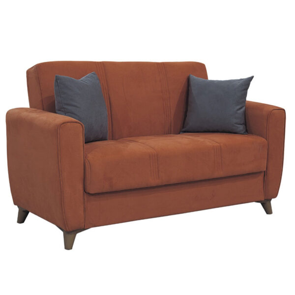 2 seater sofa-bed Antony pakoworld fabric velvet tile 150x75x85cm 213-000012