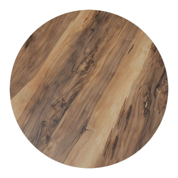 Table surface Noble pakoworld HPL walnut D69cm 215-000011