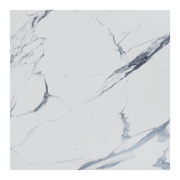 Table surface Solace pakoworld Werzalit white marble 80x80cm 215-000030