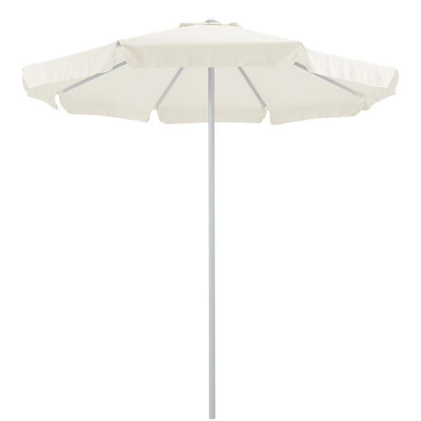 Professional umbrella Mongo pakoworld single piece metal D2.3m ecru 218-000003