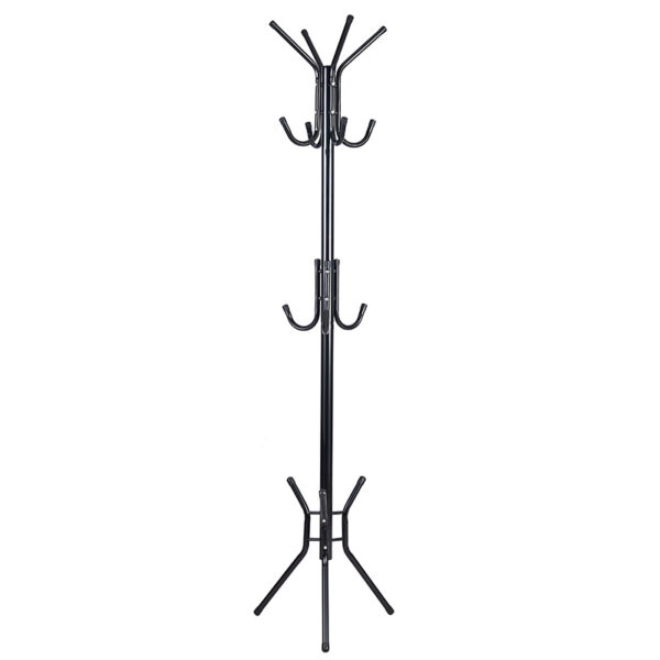 Coat Stand Piero pakoworld metal black D44x181cm 226-000001