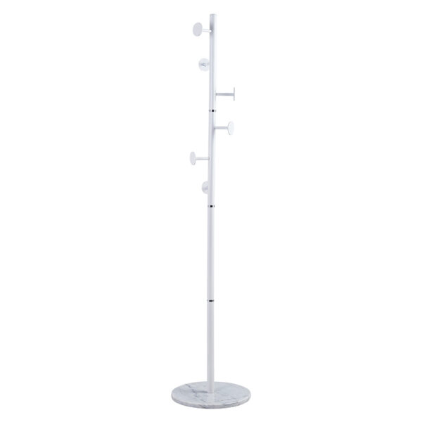 Coat Stand Adriana pakoworld metal white D37x172cm 226-000009