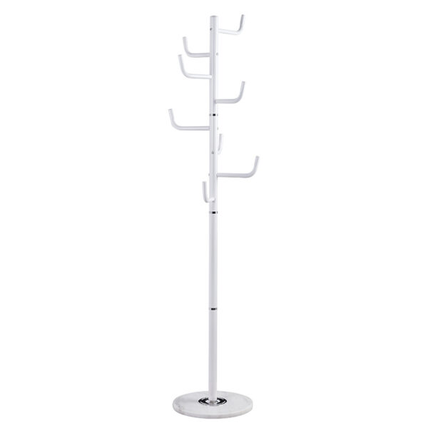 Coat Stand Lorenda pakoworld metal white D37x175cm 226-000011