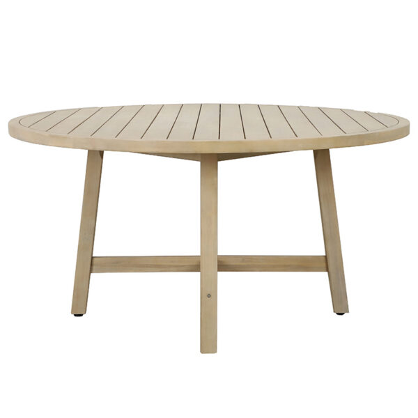 Dinner table Spice pakoworld natural acacia wood D150x75cm 228-000001