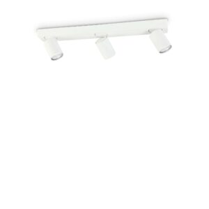 IDEAL LUX Φωτιστικό Οροφής RUDY 3xGU10 Λευκού Χρώματος - 229065