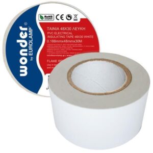 ΤΑΙΝΙΑ 48Χ20 ΛΕΥΚΗ EUROLAMP - 147-34032