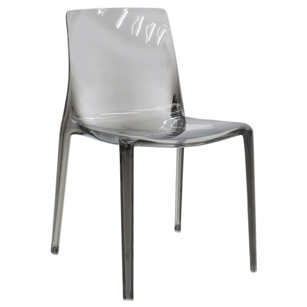 Chair Mirage pakoworld PC color grey transparent 231-000006