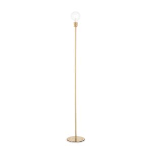 IDEAL LUX Φωτιστικό Δαπέδου MICROPHONE 1xE27 Χρυσού Χρώματος - 232409