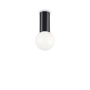 IDEAL LUX Φωτιστικό Οροφής PETIT 1xE27 Μαύρου Χρώματος - 232980