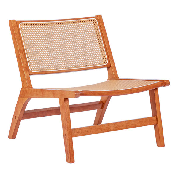 Armchair Merritt pakoworld pe rattan walnut 236-000002