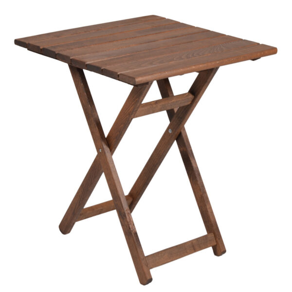 Table Retto pakoworld beech walnut impregnation 60x60x71cm 237-000008