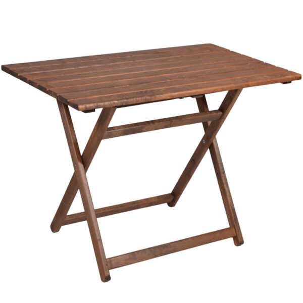 Table Retto pakoworld beech walnut impregnation 80x60x72cm 237-000010