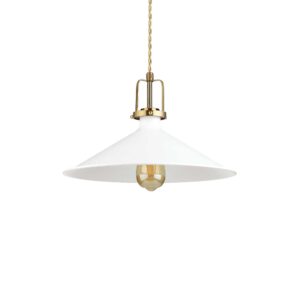 IDEAL LUX Κρεμαστό Φωτιστικό ERIS-4 1xE27 Λευκού Χρώματος - 238210