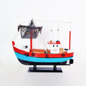 ΚΑΪΚΙ, ΚΟΚΚΙΝΟ-ΓΑΛΑΖΙΟ, 45x14x39cm EUROLAMP - 600-44994
