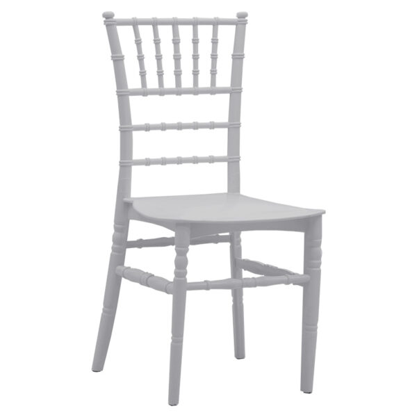 Catering chair Tiffany pakoworld PP recyclable grey 241-000002