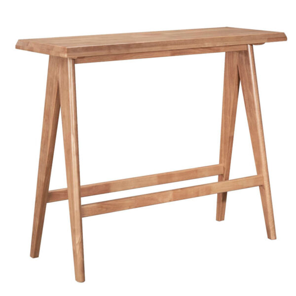 Dining Bar table Winslow pakoworld rubberwood walnut 120x45x100cm 247-000006