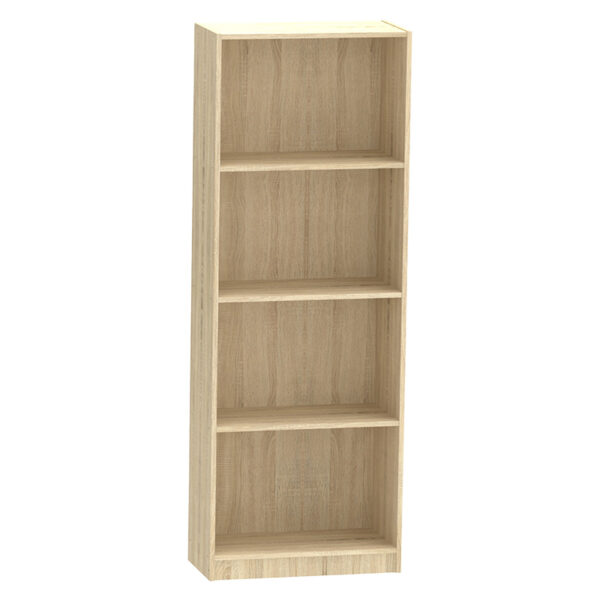Bookcase Presley pakoworld sonoma 60x30x167cm 248-000003