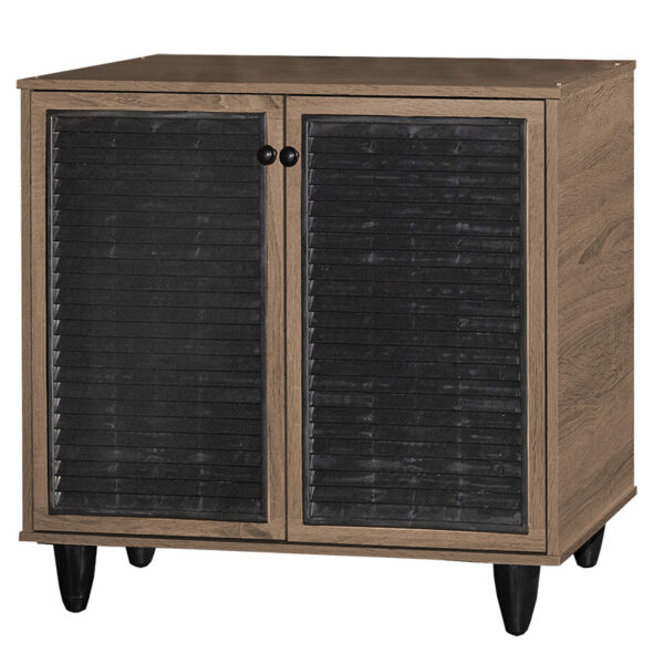 Shoe cabinet Ronan pakoworld walnut 70.5x35x.66cm 249-000001