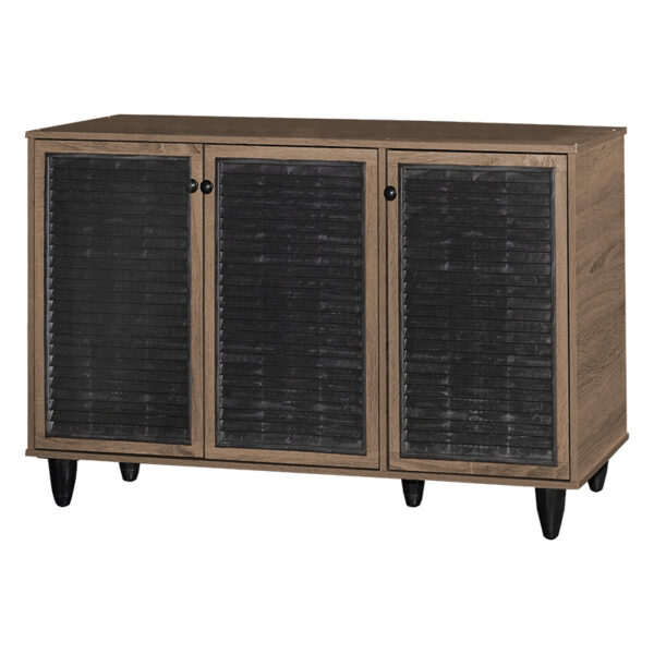 Shoe cabinet Ronan pakoworld walnut 105x35x.66cm 249-000004