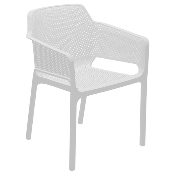 Armchair Integral pakoworld PP color white 253-000003
