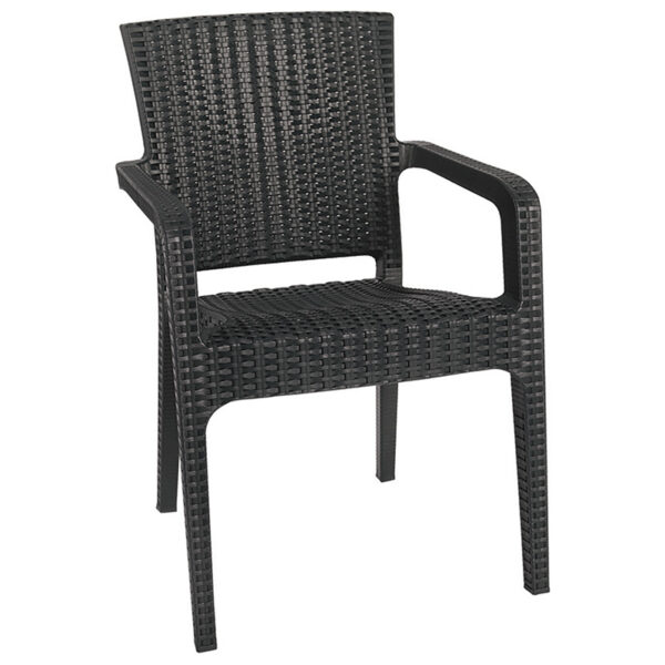 Armchair Halcyon pakoworld PP color anthracite 253-000011