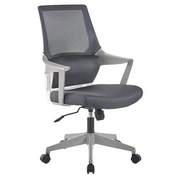 Office chair Fragrant pakoworld with fabric mesh in grey colour 254-000009