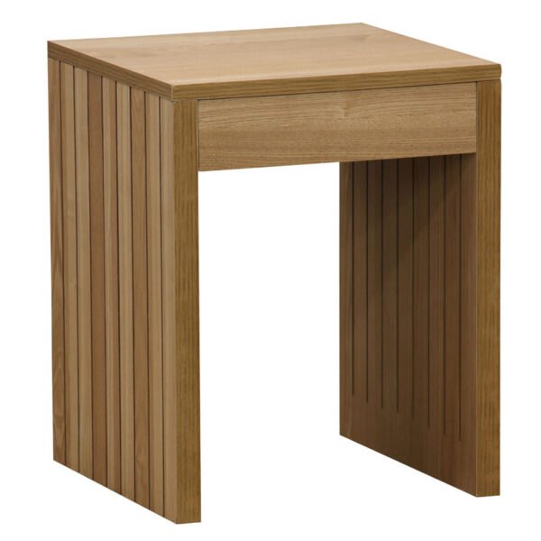 End table Focused pakoworld MDF natural 40x40x50cm 260-000002