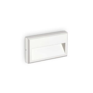 IDEAL LUX Απλίκα Τοίχου FEBE-1 LED 6W 3000K IP65 Λευκού Χρώματος - 268347