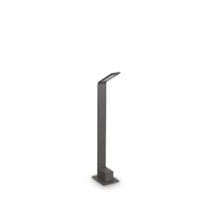 IDEAL LUX Φωτιστικό Κολωνάκι Κήπου AGOS LED 6.5W 4000K IP54 Χρώματος Ανθρακί - 268439