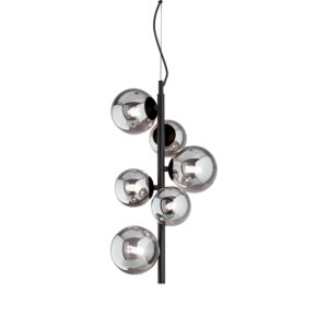 IDEAL LUX Κρεμαστό Φωτιστικό PERLAGE 6xG9 Μαύρου Χρώματος - 271422