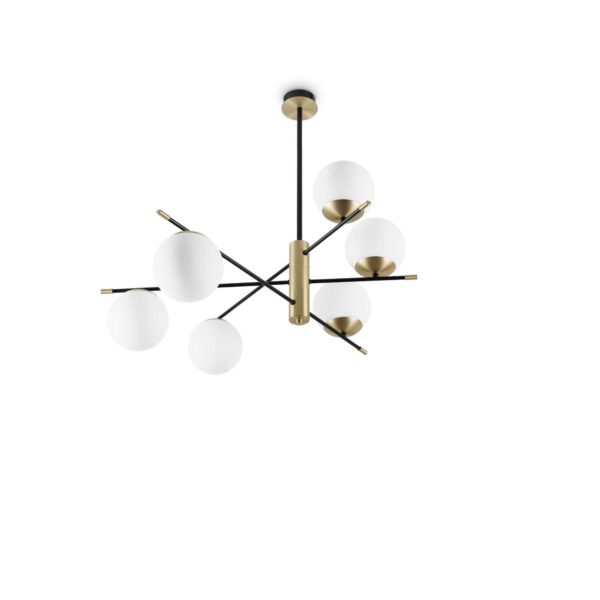 IDEAL LUX Φωτιστικό Οροφής GOURMET 6xE14 Λευκού Χρώματος - 289496