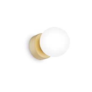 IDEAL LUX Επιτοίχιο Φωτιστικό PERLAGE 1xG9 Χρυσού Χρώματος - 292410