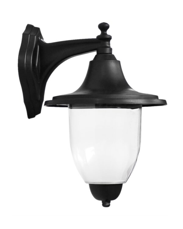 LP-961ΑΝ BLACK PLASTIC ΕΠΙΤΟΙΧΙΟ ΕΞ.ΧΩΡΟΥ Ε/27 Heronia - 07-1407