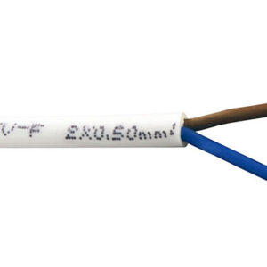 Καλώδιο Εύκαμπτο H03VV-F Λευκό 2x0.5mm² - 150-13100