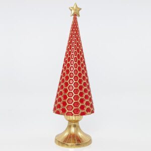 ΔΕΝΤΡΑΚΙ, ΚΟΚΚΙΝΟ ΜΕ ΧΡΥΣΗ ΒΑΣΗ, 14,5x14,5x47cm EUROLAMP - 600-41158