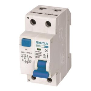 ΡΕΛΕ RCBO ΔΙΠΟΛΙΚΟ 32A 4,5KA 30mA 1P+N GACIA TYPE AC EUROLAMP - 500-43505