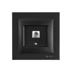 ΠΡΙΖΑ ΤΗΛΕΦΩΝΟΥ MONH RJ 11 ΜΑΥΡΟ EUROLAMP - 152-10338