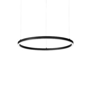 IDEAL LUX Κρεμαστό Φωτιστικό ORACLE SLIM LED 32W 4000K Μαύρου Χρώματος - 304380