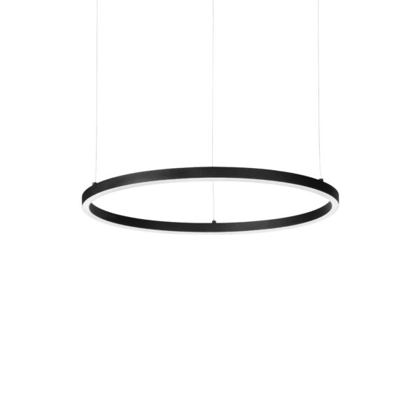 IDEAL LUX Κρεμαστό Φωτιστικό ORACLE SLIM LED 32W 4000K Μαύρου Χρώματος - 304380