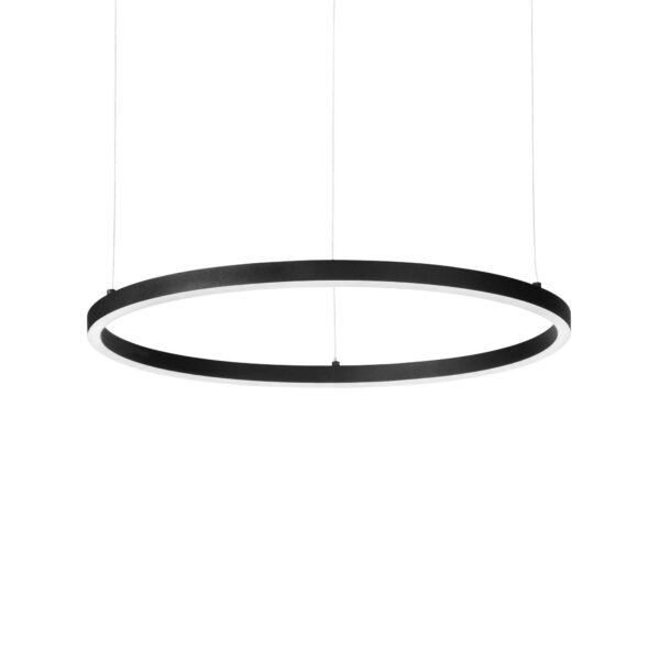 IDEAL LUX Κρεμαστό Φωτιστικό ORACLE SLIM LED 55W 4000K Μαύρου Χρώματος - 304441