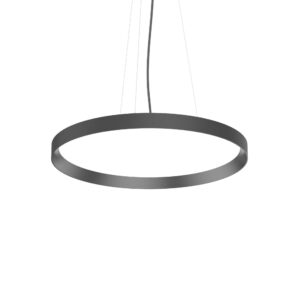 IDEAL LUX Κρεμαστό Φωτιστικό FLY LED 53W 4000K Μαύρου Χρώματος - 306759