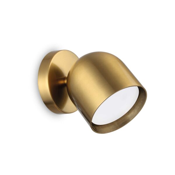 IDEAL LUX Επιτοίχιο Φωτιστικό DODO 1xGX53 Χρυσού Χρώματος - 314129