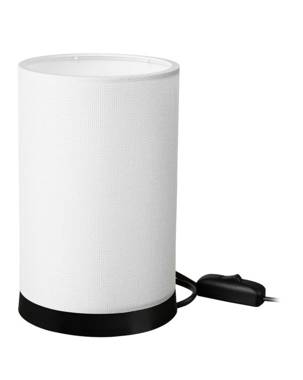 ΠΟΡΤΑΤΙΦ ΚΥΛΙΝΔΡΙΚΟ ΑΜΠΑΖΟΥΡ TL-07/H-01 WHITE/CREAM- BLACK  Ε/27 Heronia - 14-0311