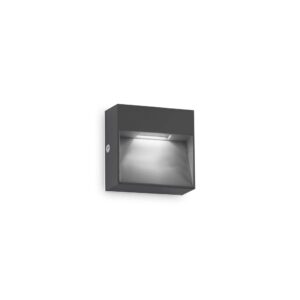 IDEAL LUX Φωτιστικό για Σκαλοπάτια DEDRA LED 1.5W 3000K IP65 Ανθρακί Χρώματος - 316871